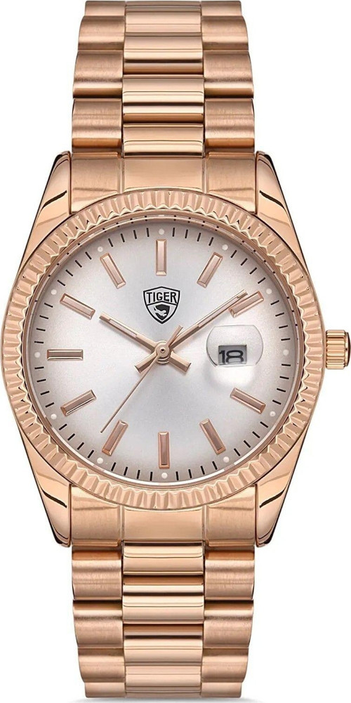 - Rose Gold Çelik Kordon Kadın Analog Takvimli Kol Saati