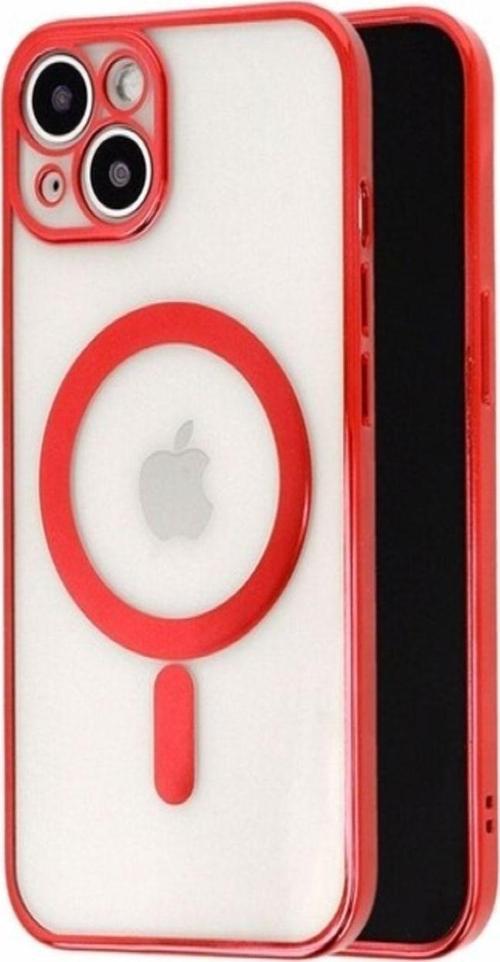 Iphone 14 Manyetik Kablosuz Şarj Edilen Kamera Korumalı Silikon Kılıf