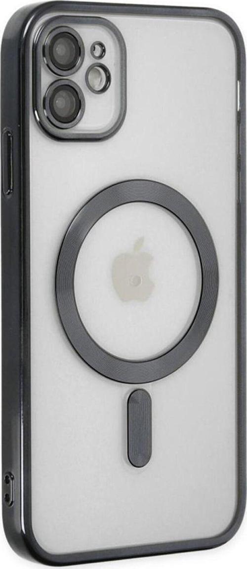 Iphone 11 Manyetik Kablosuz Şarj Edilen Kamera Korumalı Silikon Kılıf