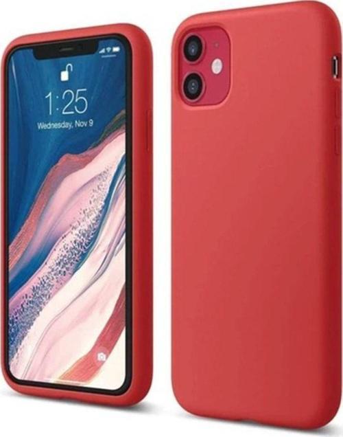 Iphone 11 Uyumlu  Kılıf Iç Kadife Tam Koruma Silikon Lansman