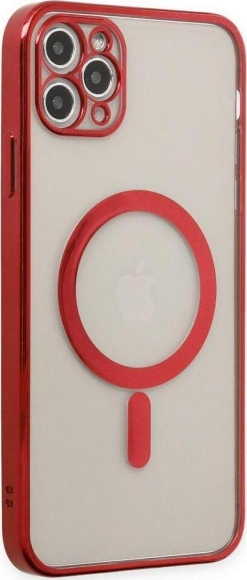 Iphone 11 Pro Manyetik Kablosuz Şarj Edilen Kamera Korumalı Silikon Kılıf