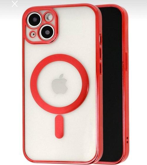 Iphone 13 Manyetik Kablosuz Şarj Edilen Kamera Korumalı Silikon Kılıf