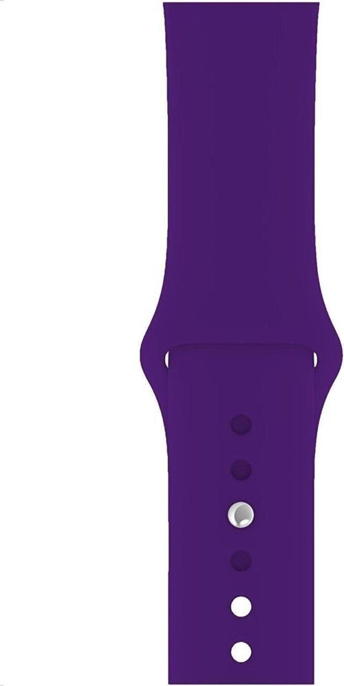Watch 2 3 4 5 6 7 Se 38 40 41mm A+ Kaliteli Silikon Kordon Mor Renk