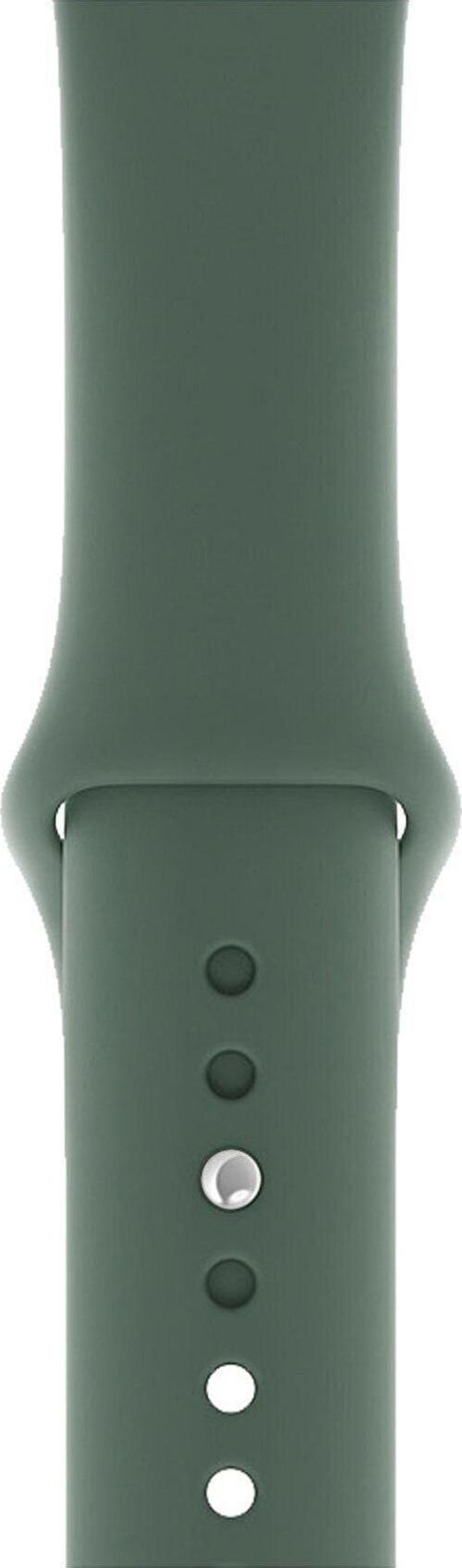 Apple Watch 2 3 4 5 6 7 Se Uyumlu 42-44 Mm A+ Kaliteli Silikon Kordon Haki