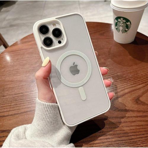 İphone 14 Pro Uyumlu Kamera Yükseltili Kaliteli Malzemeli Tam Korumalı Magsafe Kılıf