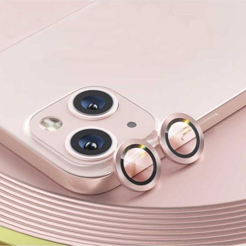 Iphone 13 Ve 13 Mini Uyumlu Kamera Lens Koruyucu Pembe Renk