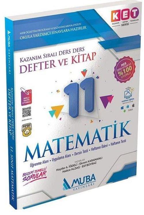 2022 11.Sınıf KET Serisi Matematik Defter ve Kitap