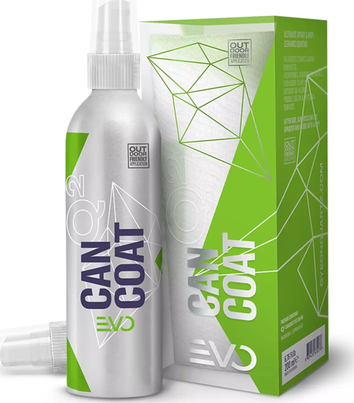 GYEON Q² CanCoat EVO Hidrofobik Nano Seramik Kaplama Seti - 200 ml - 9H Oto Boya Koruma-Su İtici