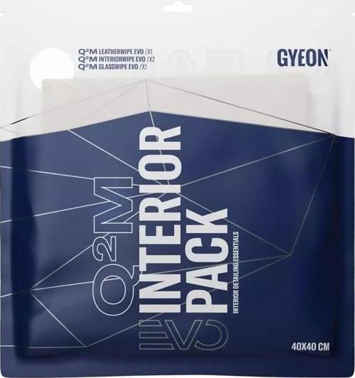 GYEON Q²M InteriorPack EVO İç Aksam Mikrofiber Detaylı Temizlik Bezi Seti 4'Lü Paket - 40x40 Cm