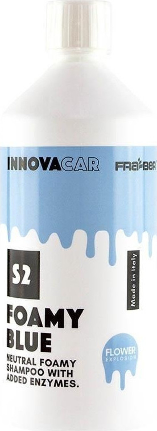 Fraber Innovacar S2 Foamy Mavi Renkli Ph-Nötr Şampuan 1 Lt