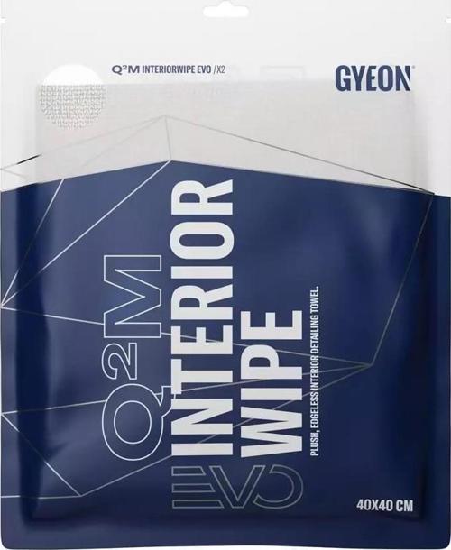 GYEON Q²M InteriorWipe EVO İç Yüzey Detaylı Temizlik Bezi 2’Li Paket - 40x40 Cm