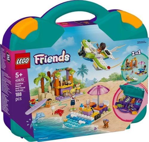 Nessiworld  42672 Lego Friends Yaratıcı Plaj ve Seyahat Bavulu 188 parça +5 yaş