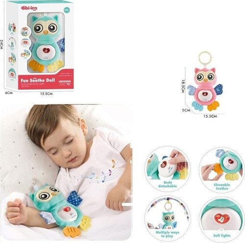 Nessiworld BIB6008 -Vardem Işıklı Ve Sesli Bebek Baykuşu