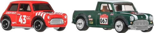 Nessiworld 1:64 Hot Wheels Premium Car Culture 2'li Morris Mini Ve 67 Austin Mini Pickup