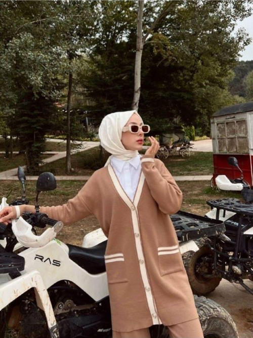 Kadın Pantolonlu Triko Takım