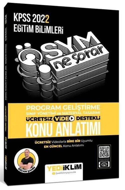 KPSS 2022 Ösym Ne Sorar Program Geliştirme Video Destekli Konu Anlatımı