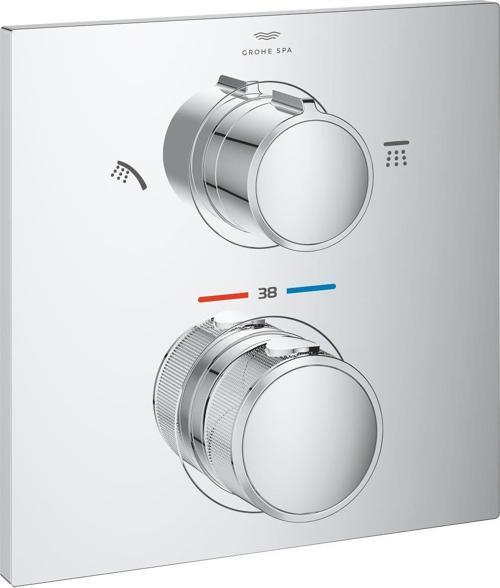 2 Yollu Yönlendiricili Termostatik Banyo Bataryası - 29181002