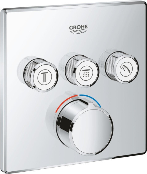 Ankastre Banyo Bataryası 3 Çıkışlı Smartcontrol Krom 29149000