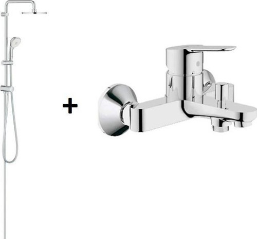 Duş Seti (Duş Rustik kolonu + Banyo Bataryası) 23605000set1