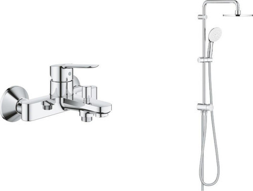 Duş Seti (Tepe Duşlu Sürgü + Banyo Bataryası) 27389003SET