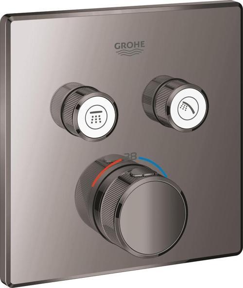 Grohtherm SmartControl Çift Valfli Akış Kontrollü, Ankastre Termostatik Duş Bataryası - 29124A00