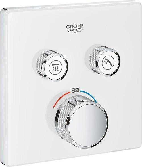 Grohtherm Smartcontrol Çift Valfli Akış Kontrollü, Ankastre Termostatik Duş Bataryası 29156LS0