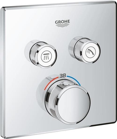 Grohtherm Smartcontrol Çift Yönlü Ankastre Termostatik Duş Bataryası - 29124000