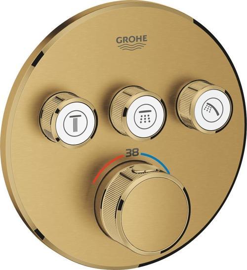 Smartcontrol Üç Valfli Akış Kontrollü Ankastre Termostatik Banyo/Duş Bataryası - 29121GN0