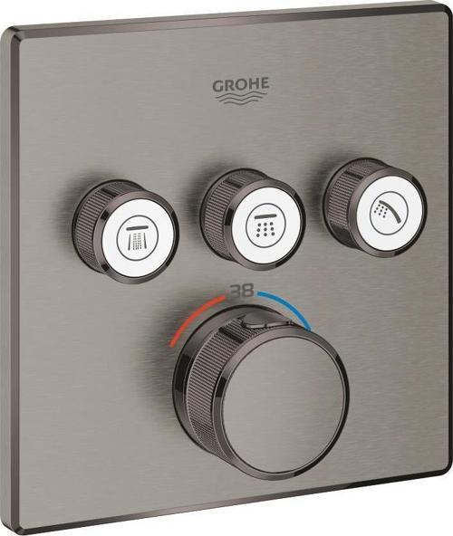 Smartcontrol Üç Valfli Akış Kontrollü, Ankastre Termostatik Duş Bataryası - 29126AL0