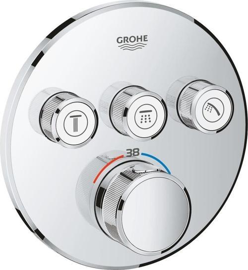 SmartControl Üç Yollu Yön Değiştiricili Ankastre Termostatik Duş Bataryası - 29121000
