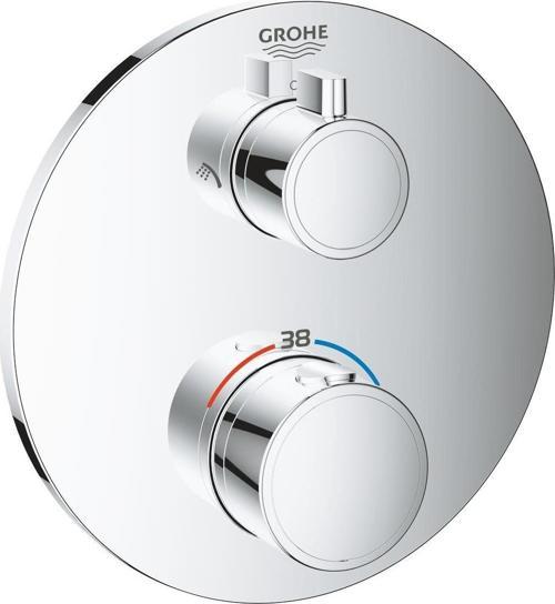 Grohtherm Termostatik Banyo Duş Bataryası 2 çıkışlı divertörlü- 24076000