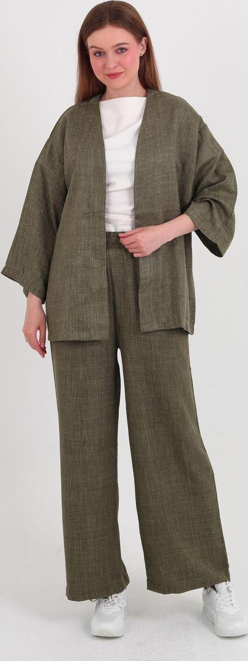 Taş Detaylı İkili Takım