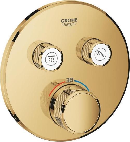 Grohtherm Smartcontrol Çift Valfli Akış Kontrollü, Ankastre Termostatik Duş Bataryası - 29119GL0