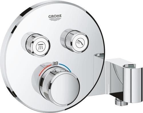 GROHTHERM SMARTCONTROL ÇİFT VALFLİ AKIŞ KONTROLLÜ, ANKASTRE TERMOSTATİK DUŞ BATARYASI, ENTEGRE DUŞ KOLU İLE 29120000