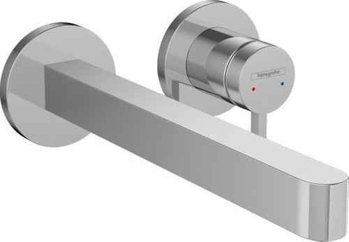 Fınorıs Tek Kollu Lavabo Bataryası Ankastre Duvara Monte 22.8 cm Gaga ile Krom 76050000