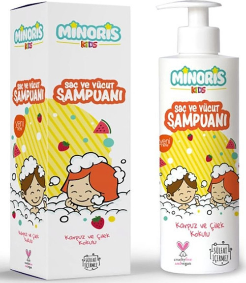 Nessiworld Minoris Kids Organik Saç ve Vücut Şampuanı 400ml