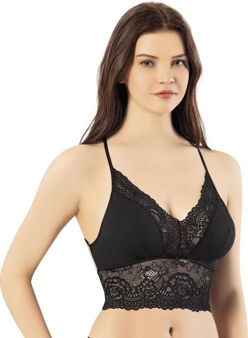 Kadın Pedli Crop Büstiyer BGL-ST03781
