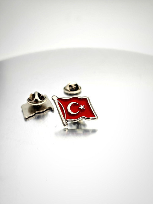 Türk Bayrağı Yaka Rozet