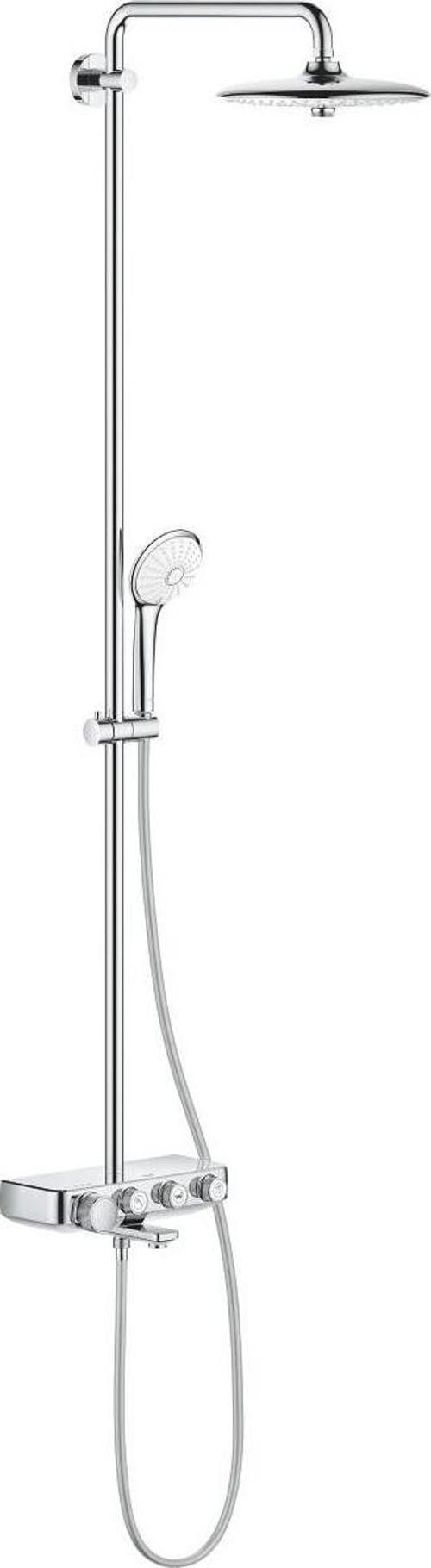 Euphoria SmartControl 260 Mono Duvara Monte Termostatik Banyo Bataryalı Duş Sistemi-26510000