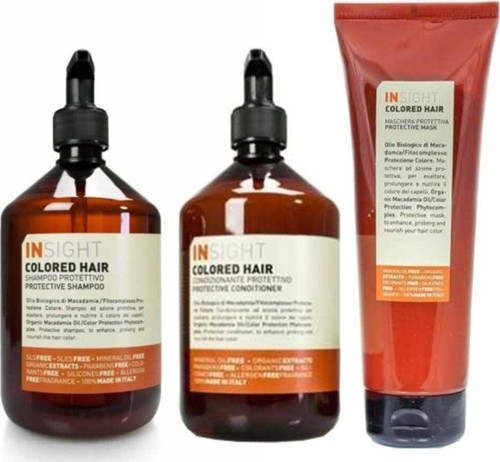 Unisex Colored Hair Boyalı Saç Şampuan 400 ml + Krem 400 ml + Maske 250 ml