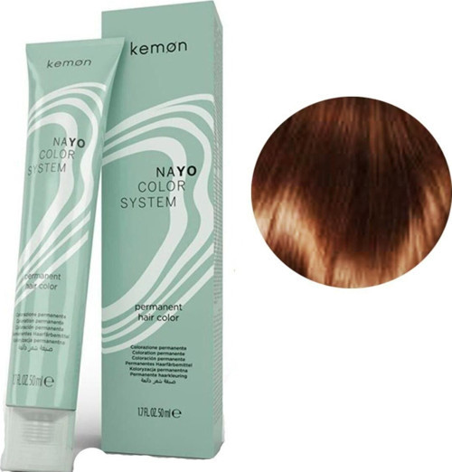 Amonyaksız Nayo Color 5,45 Açık Kestane Bakır Kızıl Saç Boyası 50 ml 8020936049494