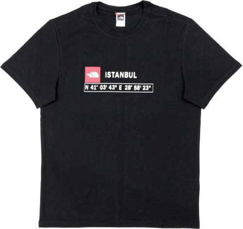 GPS İstanbul Erkek Tişört Siyah
