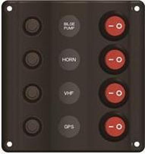 Ledli Switch Panel 4lü