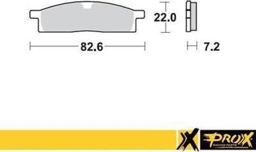 YAM. YZ80/85 93-17 PROX ÖN FREN BALATASI