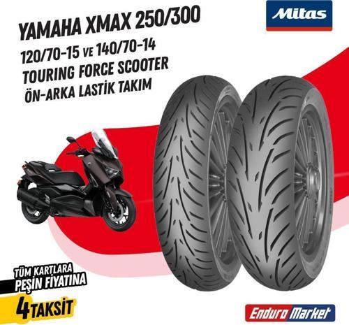 YAMAHA XMAX 250 / 300 MİTAS TOURING FORCE SC LASTİK TAKIMI