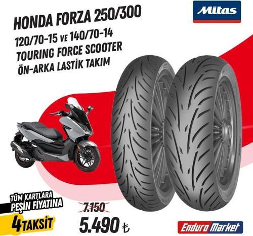 YAMAHA XMAX 250 MİTAS TOURING FORCE SC LASTİK TAKIMI