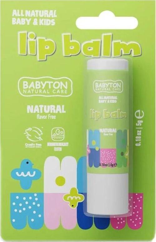 Nessiworld Babyton Bebek ve Çocuklar İçin Doğal Dudak Koruyucu Balm Naturel