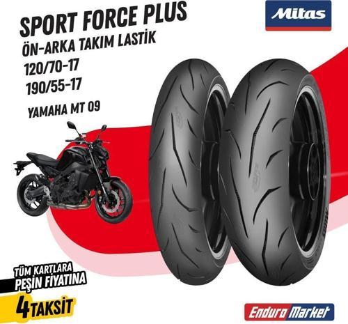 Yamaha MT 09 Mitas SPORT FORCE + Takım 120/70-17 - 190/55-17 Set