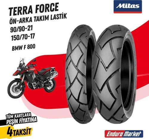 Suzuki v-strom 650 Mitas TERRA FORCE Takım Lastik 110/80-19 - 150/70-17 Set
