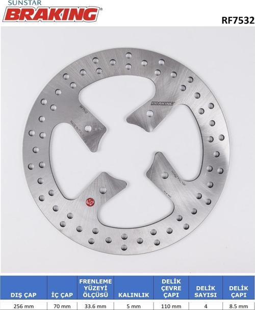 HONDA YUVARLAK ARKA DİSK HONDA CROSSRUNNER 800cc ARKA 2011-2020